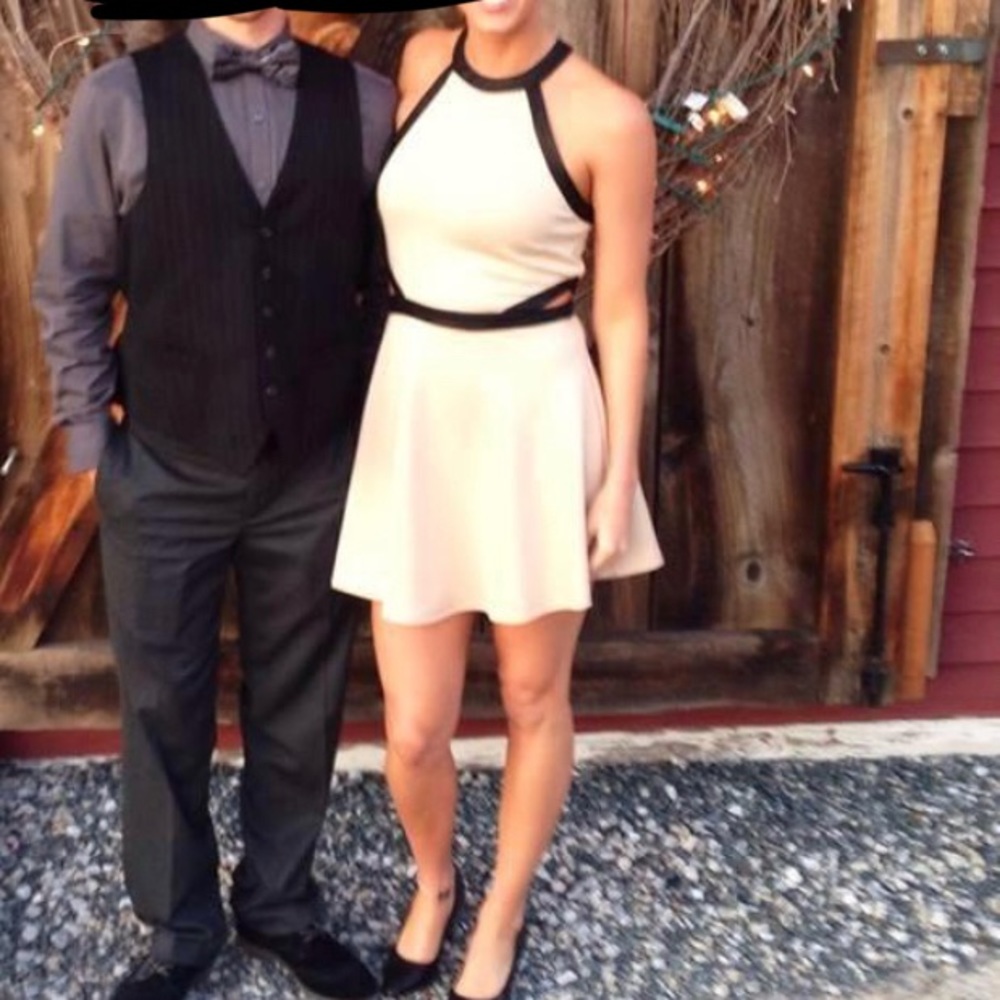 Halter style cocktail dress